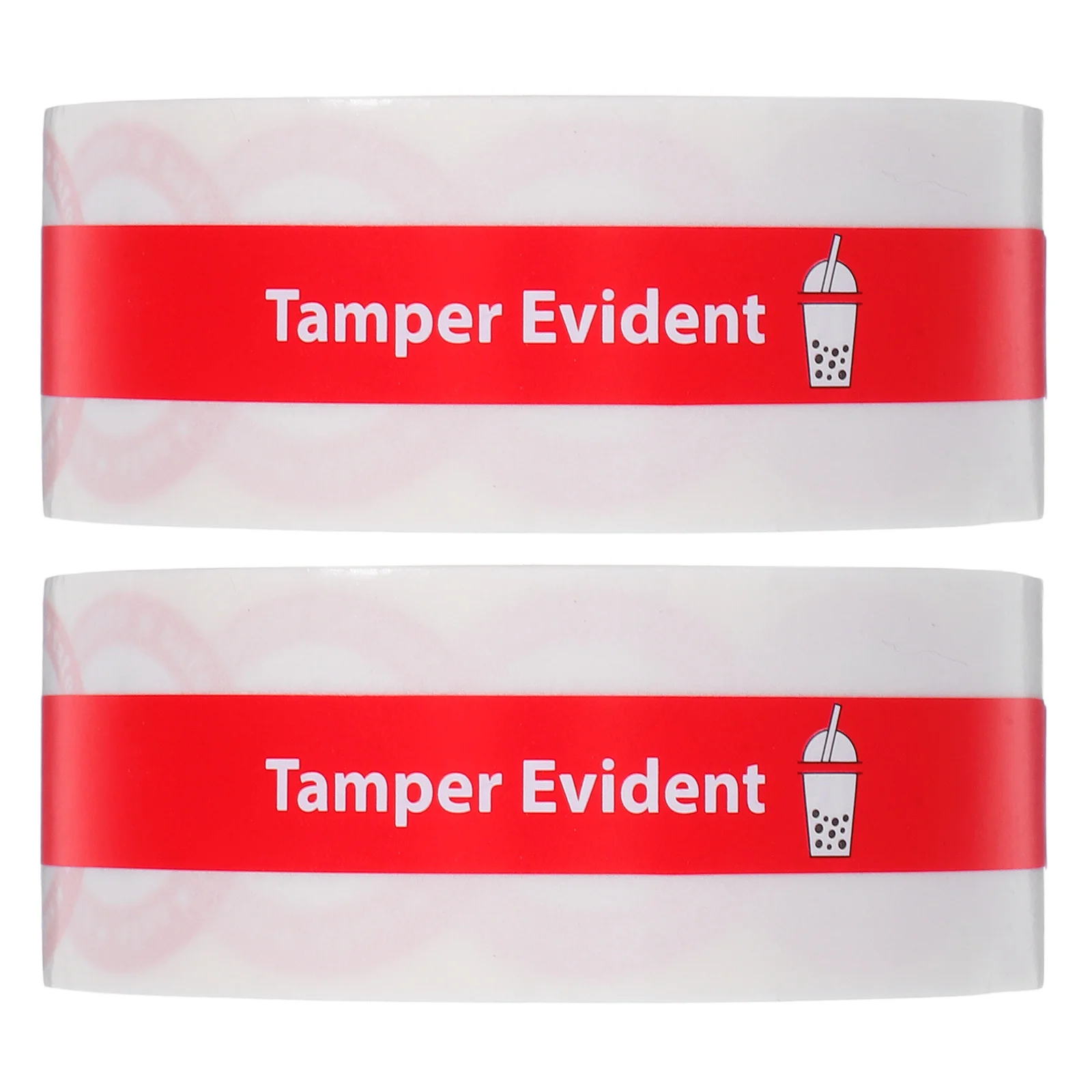 

Drink Stickers 2 Rolls Safety Tamper Evident Adhesive Labels Food Packaging Takeout Fast Food Outlets