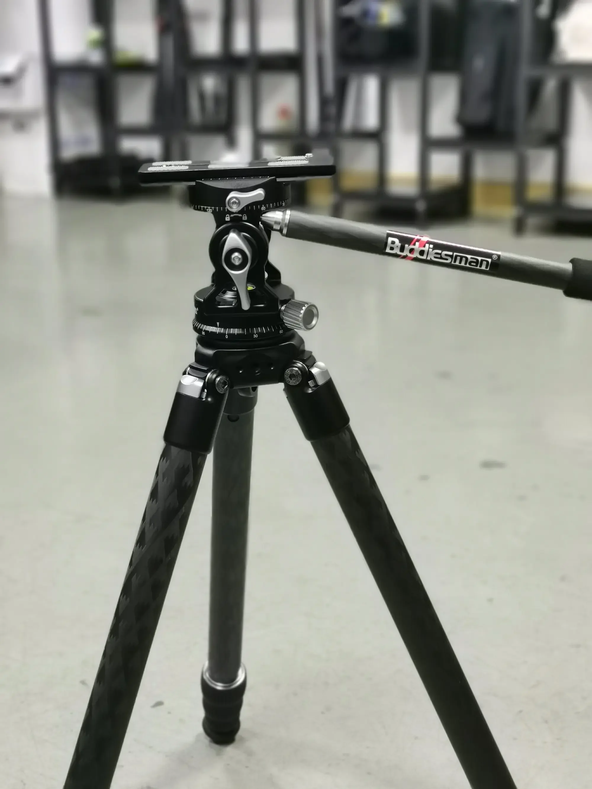 Buddiesman VH-3III Testa a sfera per treppiede 2D per fotocamera treppiede DSLR Testa panoramica arca treppiede Testa panoramica