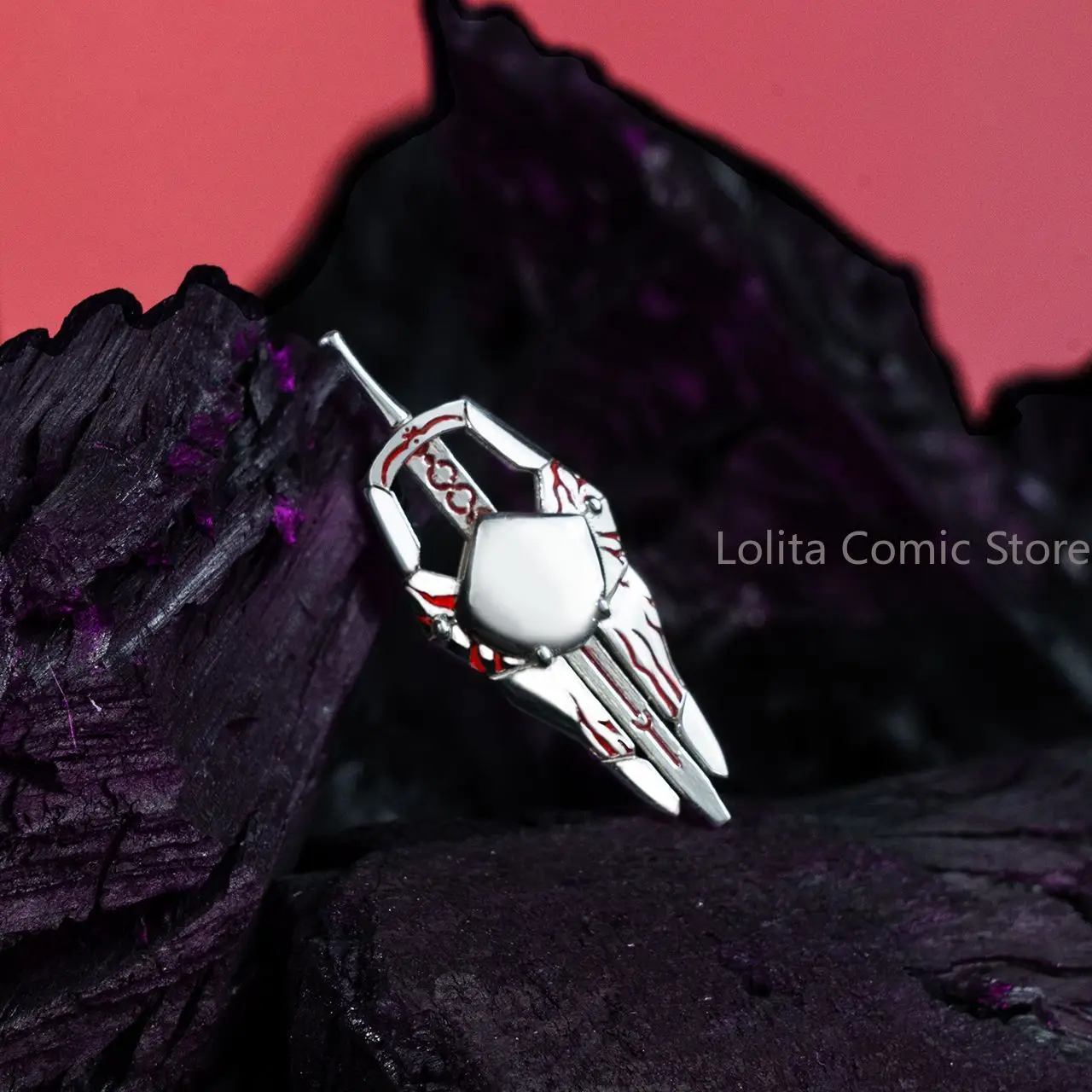Saber Fate/stay night Anime 925 Silver Necklace Pendant Cosplay Fashion Neck Choker Chain Accessories Gift - view 2