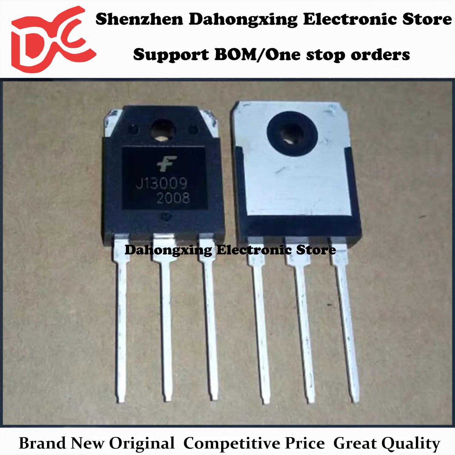 New Original 10Pcs J13009 FJA13009 TO-3P 12A 700V Powerful Transistor Electronic Components Great Quality
