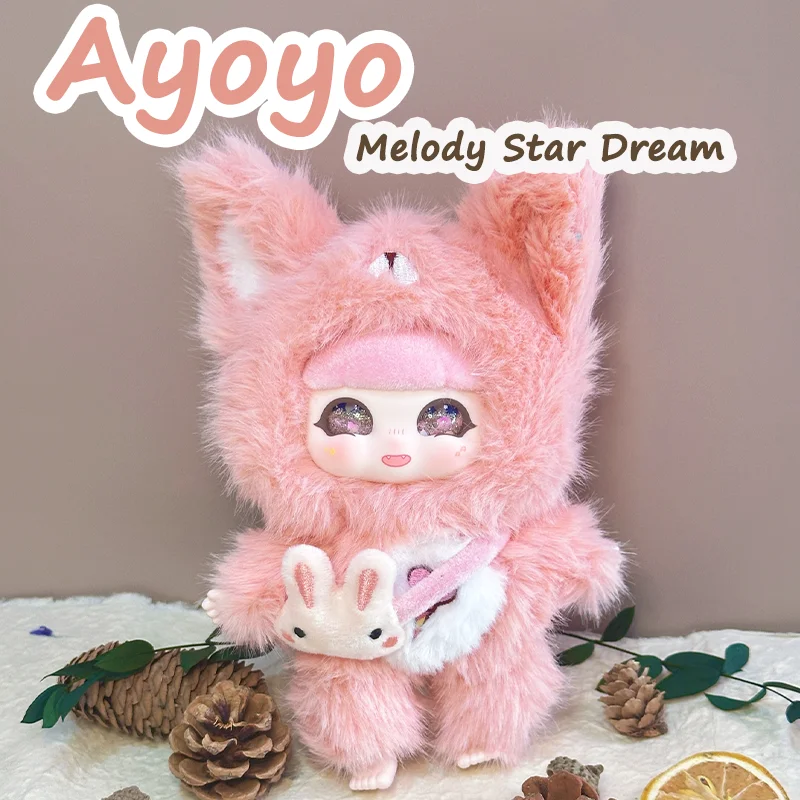 

Ayoyo Melody Star Dream Series Vinyl Plush Blind Box Anime Figure Toys Doll Bag Pendant Desk Decor Mystery Box Kawaii Model Gift