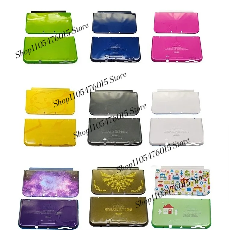 

For Nintendo New 3DSXL New3DSLL A&E Face Plate Upper Lower Cover Battery Door Shell
