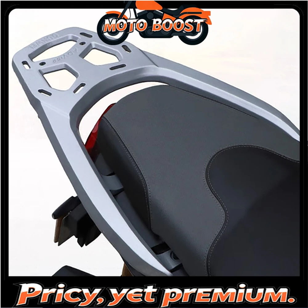 QJMOTORmotorcycle rear luggage rack rear armrest box bracket  ATR160 ADV150 tail rack ADV250 aluminum alloy modified rear rack