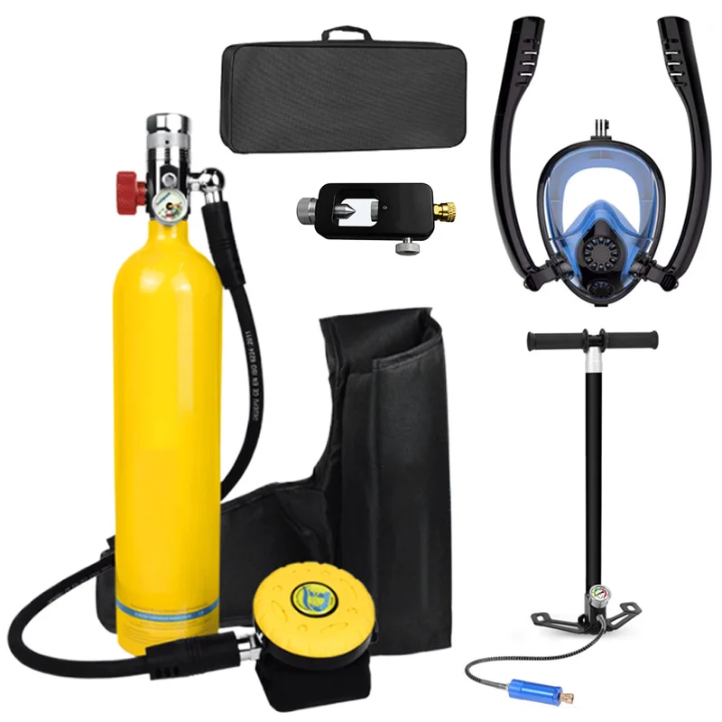 

2023 Factory Hot Oxygene cylinder portable mini scuba diving air tank cylinder 1L the lung tank