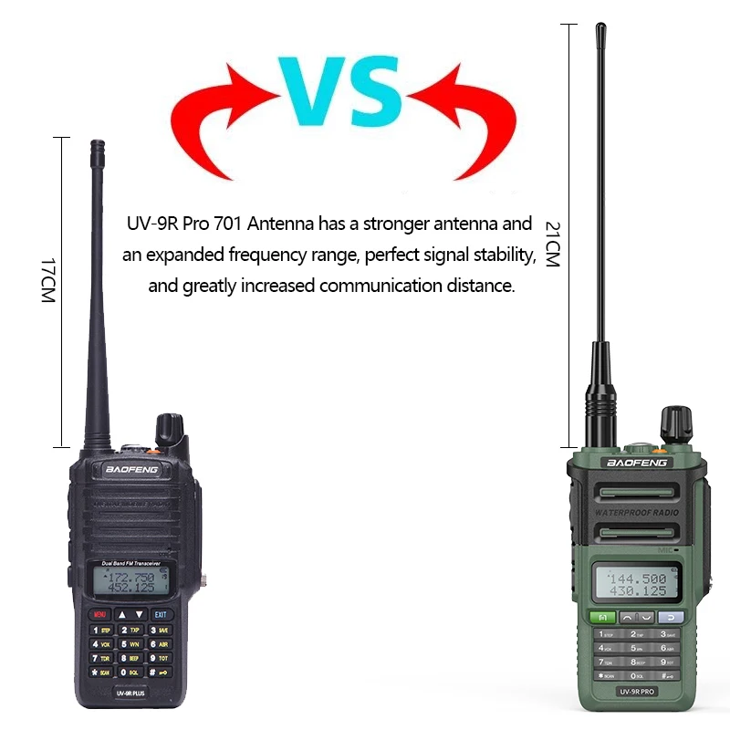 Baofeng-UV-9R Pro Waterproof Walkie Talkie, IP68, High Power, Long Range Radio Upgrade, Ham Two Way Radio, VHF Radio2024