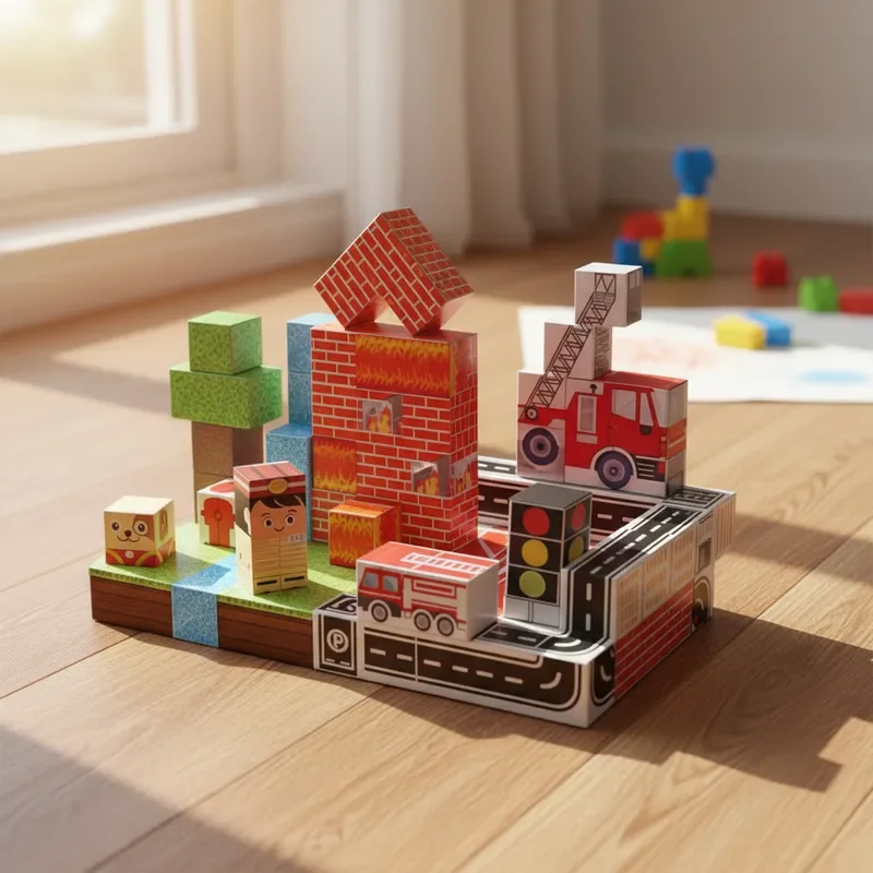 100 pièces blocs magnétiques construction gratuite grand public ville 3D bricolage décor tige cadeau éducatif cadeau de vacances boîte exquise