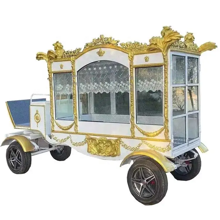 

Royal design Horse drawn funeral carriage manufacturer