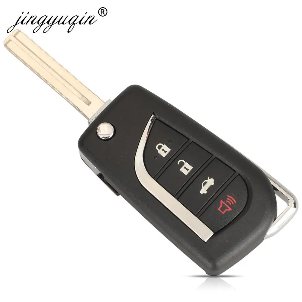 jingyuqin 89070-06790 HYQ12BFB Flip Remote Key 4 Button 315MHz H (8A) Chip do Toyota Camry 2018-2020 TOY48 GQ4-73T /HYQ12BGF