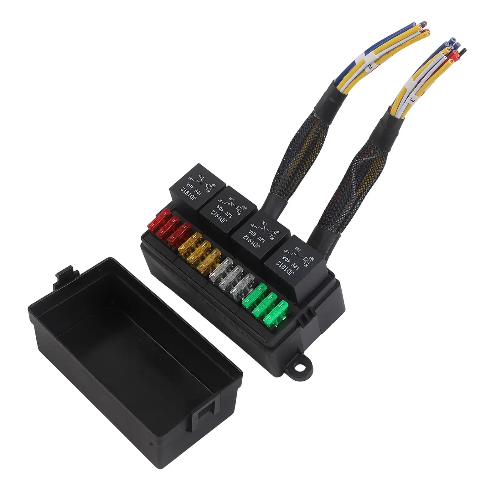 12V Fuse Relay Box …