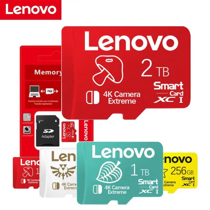 Original Lenovo SD 1TB 2TB Micro TF SD Card 256GB 512GB Memary Card 128gb TF Memory Flash Card For Computer/Camera Dropshipping