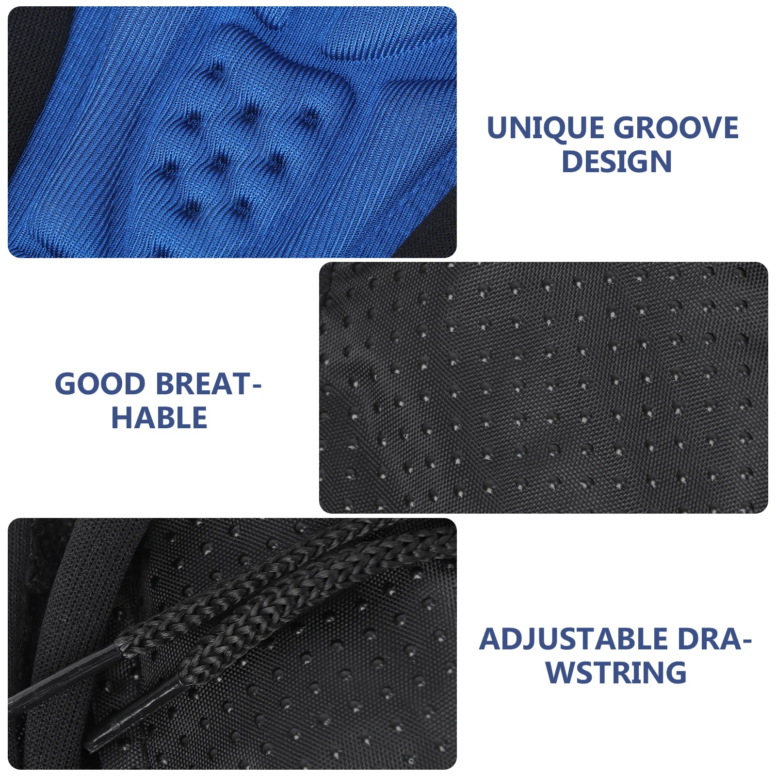 

3D Blue Bike Saddle Pad Cover Gel Seat Cushion Ergonomic Shock Absorbing for Road Off-Road Mountain Bikes Saddle Pad