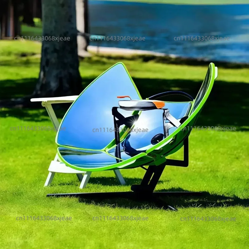 High Efficiency Parabolic Solar Oven - Boils Water & Cooks Food Faster, Portable Cooking Stove For