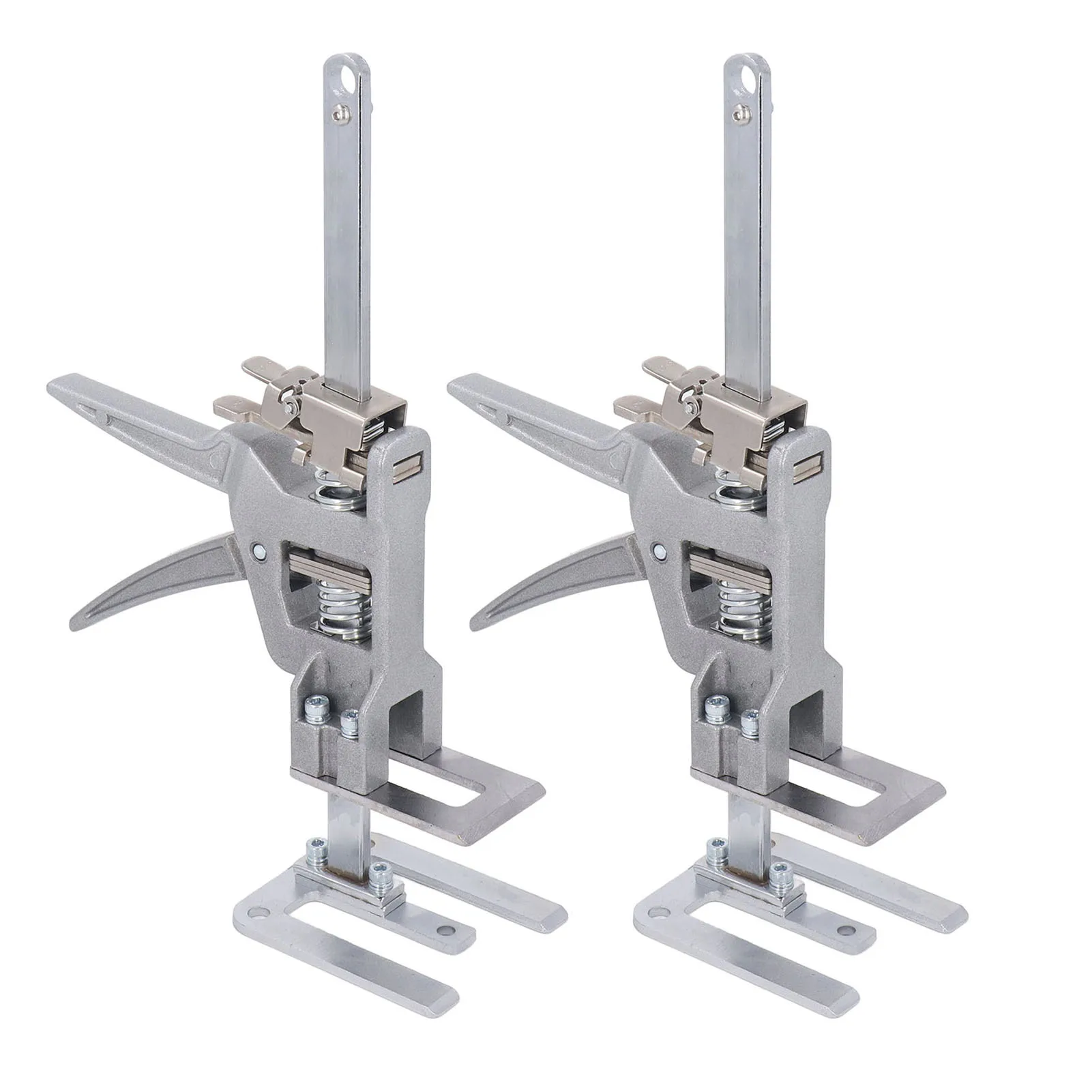 

2 шт., домкрат для инструментов, экономичный подъемник для дверной панели, регулируемая подшипниковая нагрузка 200 кг, сверхмощный подъемник для мебели, подъемник для дверной панели 200 кг