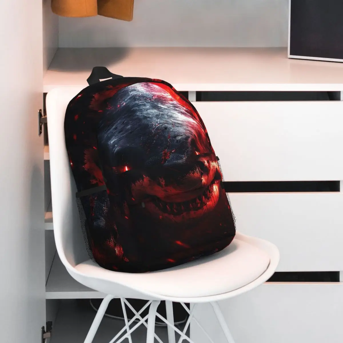 Great Shark Open Its Mouth Cartoon Backpack Student BookBag Children School Bag Computer Shoulder Bags for Boys Girls