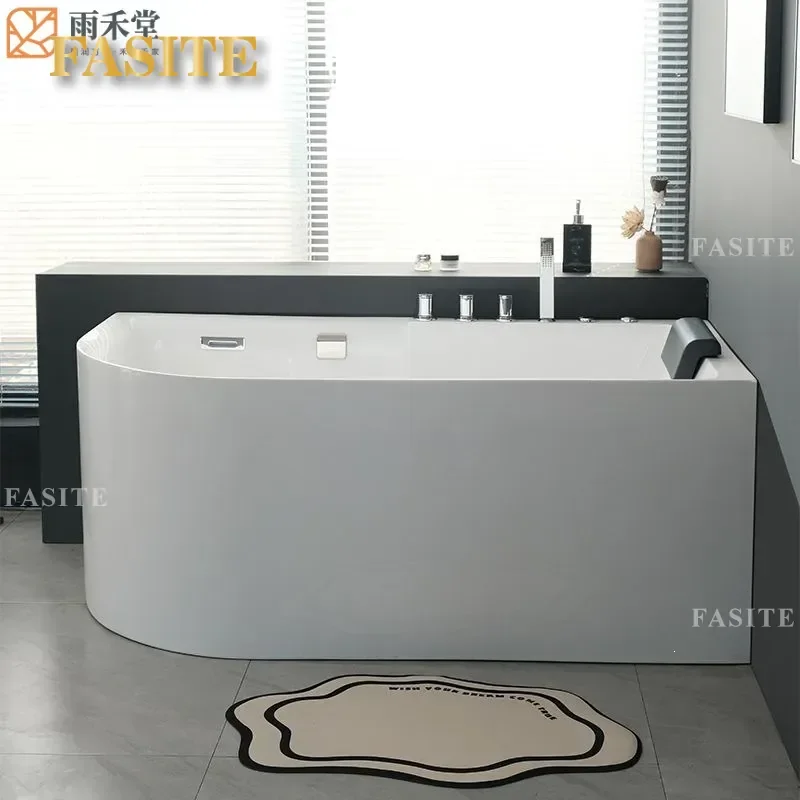 For Small Apartment New Acrylic Bathtub Commercial Five Piece Set High End Integrated Surfing Constant Temperature Adult Bath