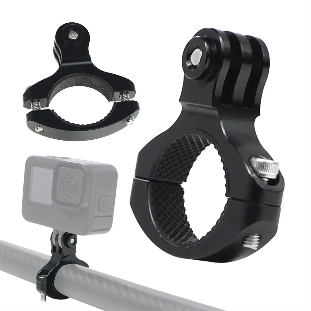 Action Camera Mounting Handlebar Clamp Aluminum Action Camera Handlebar Mount For Gopro 10 9 8 7 6 5 4