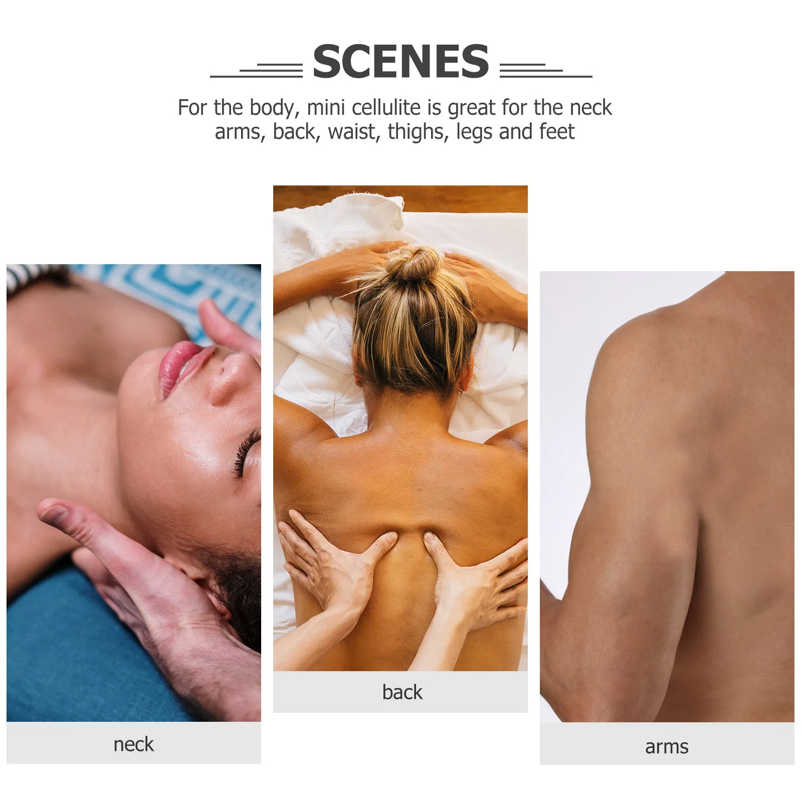 

Arm Massager Roller Deep Tissue Muscle Relief Handheld Body Cellulite Tool Portable Massage Stick For Legs Thighs Back Waist