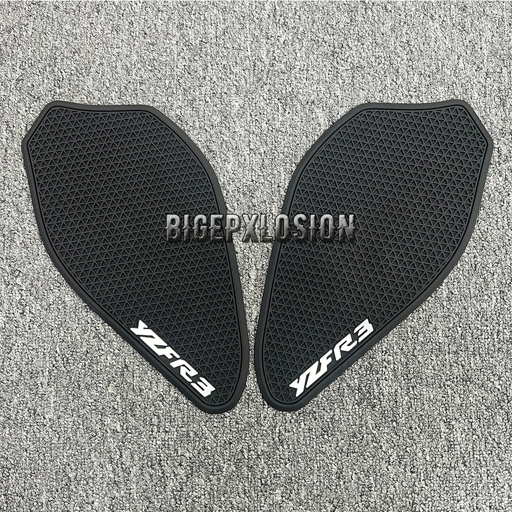 

R3 2023 Motorcycle Anti Slip Side Tank Stickers Decals Moto protection stickers For YAMAHA YZF-R3 2019 2020-2023 Fuel Tank Pad