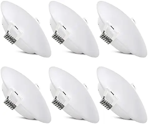 

6-Pack 4.5" LED RV Interior Lights, 12V Recessed Puck Lights, 4000K Cool White for RV, Camper, Boat