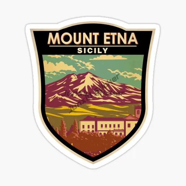

Mount Etna in Sicily, Italy Car Sticker Decoration Decals