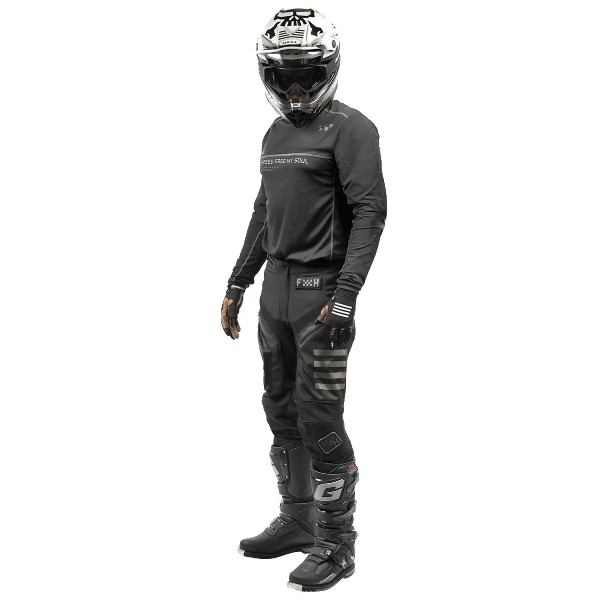 2025 shift MX Off Road Motocross Gear Set Moto Kit FH Enduro Jersey Set Crossmotor Combo's Motorpak