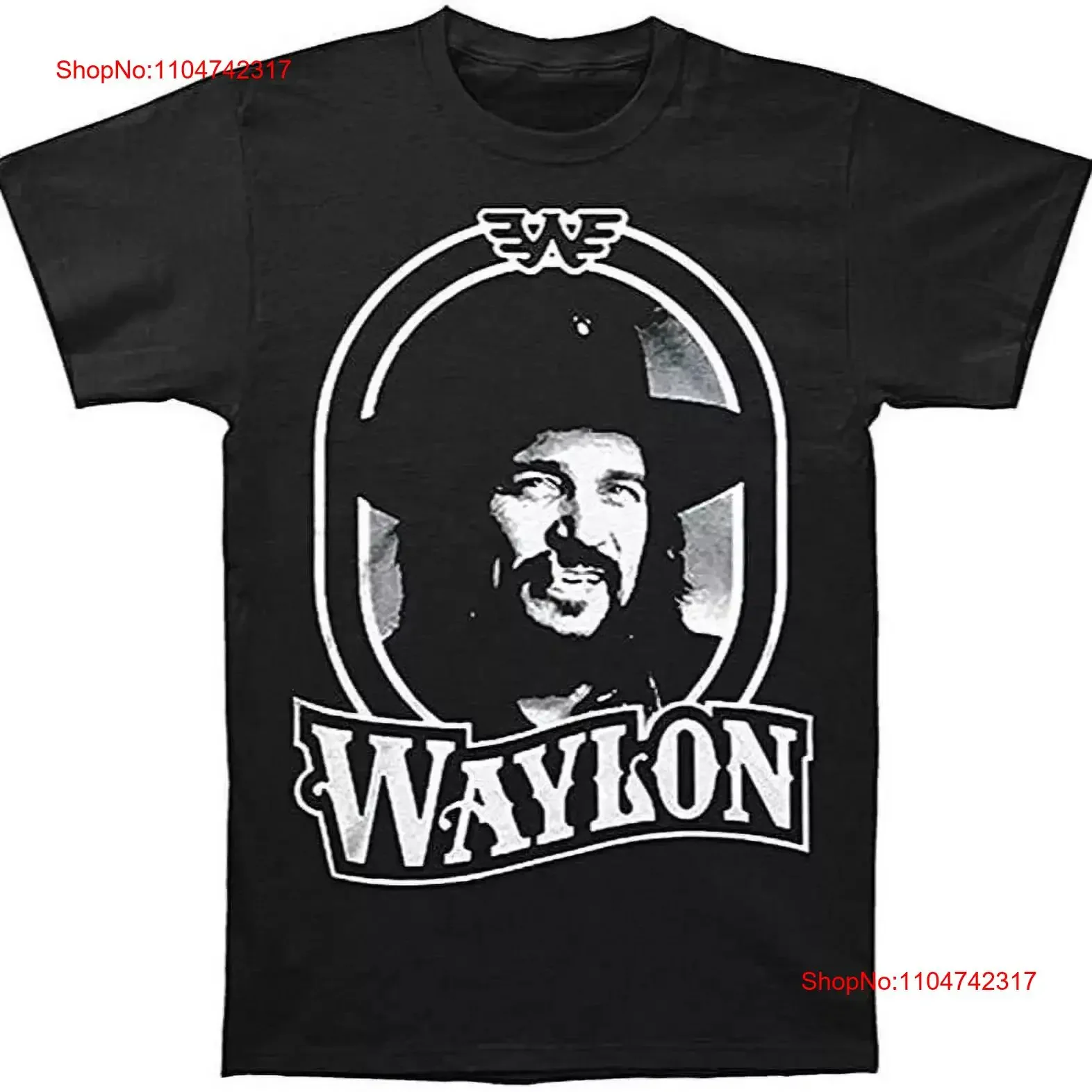 Waylon Jennings Tour 79 All Size T shirt P65974 webp vintage Washed homme designer clothes Versatile graphic fashion Stylish