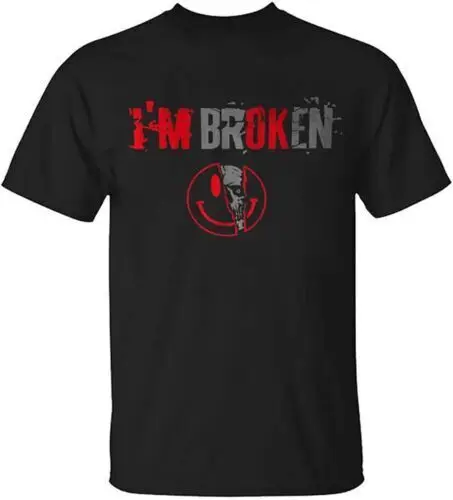 قميص'm Broken I'm Ok، تي شيرت رجالي مقاس S-5XL