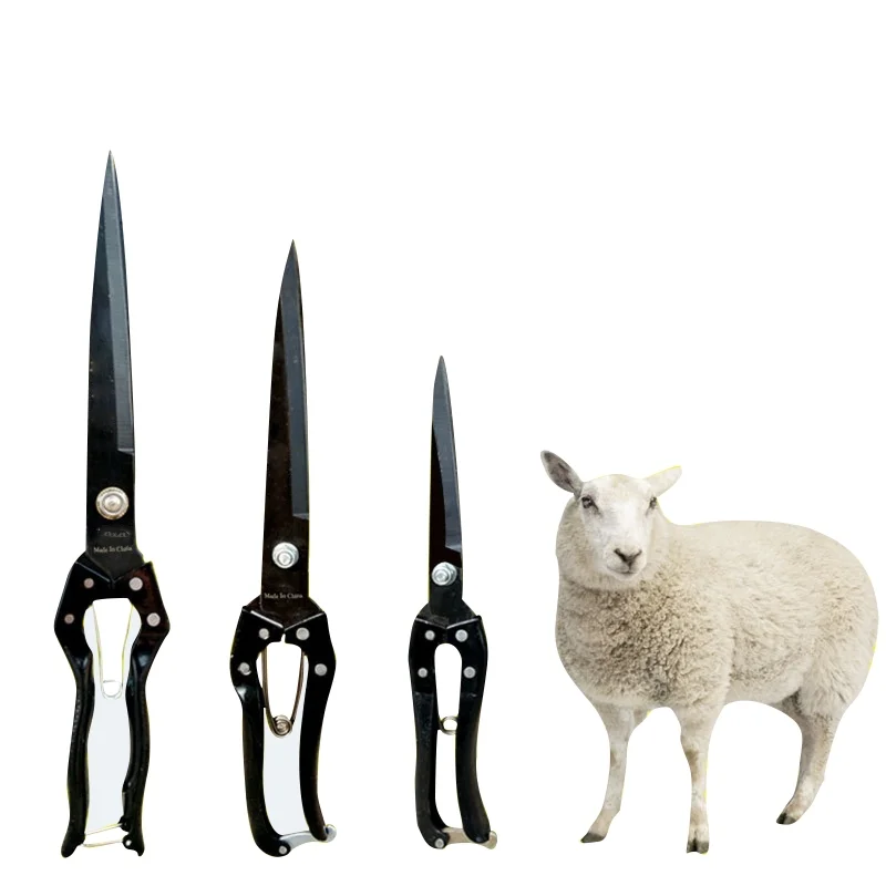 Hand Shearing Cow Horsehair Wool Clipper Shepherd Farm Pet Spring Shears Manual Tools Goat Sheep Wool Scissor Trimmer