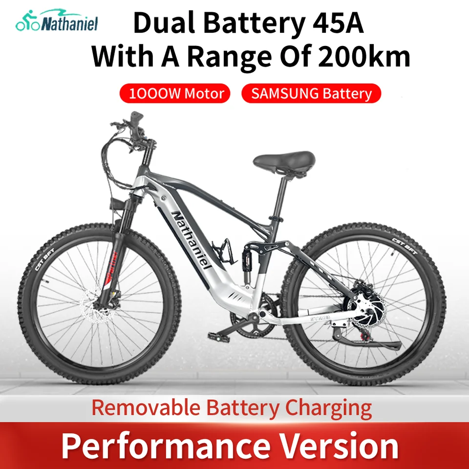 SYR03 Electric Bike 1000W Motor 48V45Ah Removable Lithium Battery E-Bike 42km/h Commuting Leisure Riding Adult Electric Bicycle image 13