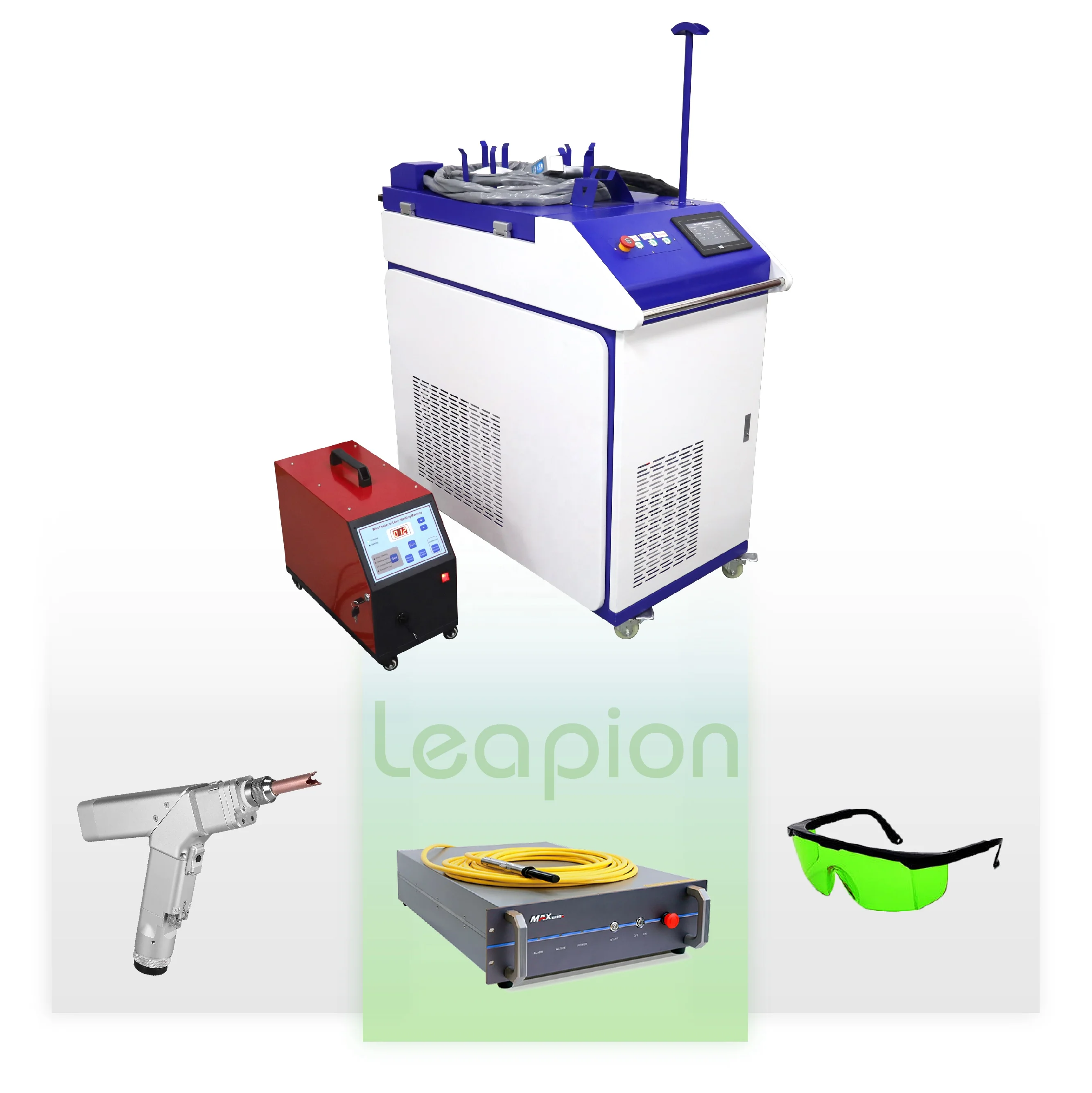 Leapion mesin las Laser serat genggam, mesin las Laser serat genggam 1000w 1500w 2000w dengan kualitas tinggi