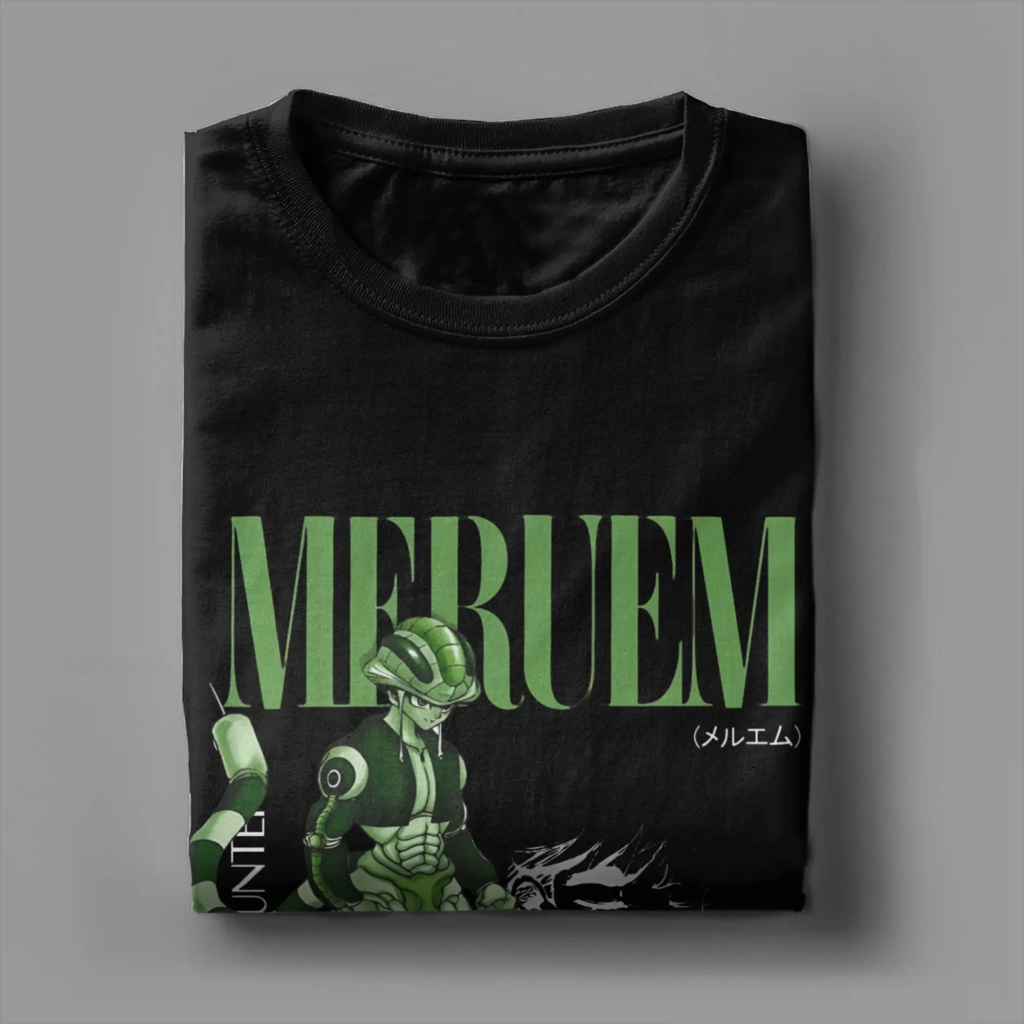 MERUEM هنتر x هنتر تي شيرت الرجال القطن الخالص الجدة تي شيرت الياقة المستديرة تيز ملابس قصيرة الأكمام هدية فكرة