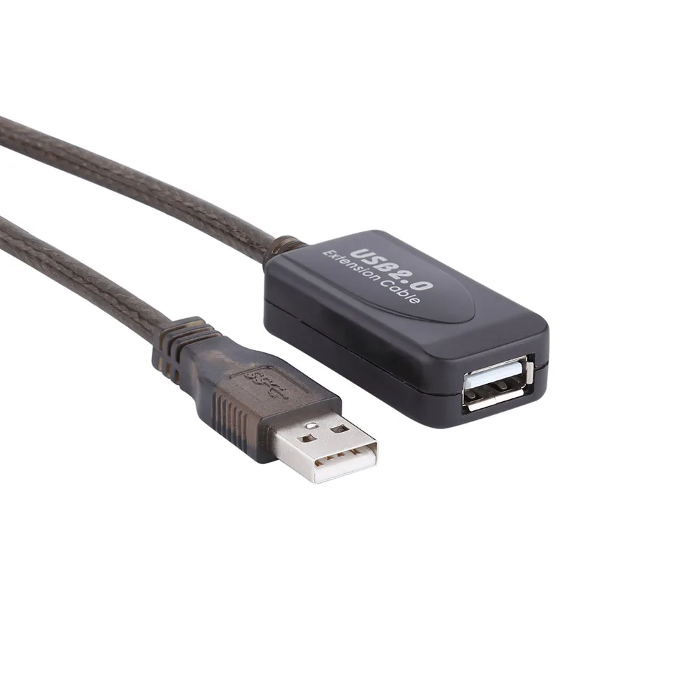 USB 2.0 تمديد الحبل 10 متر مع الداعم نوع A نشط 10 متر USB 2.0 ذكر إلى أنثى USB 2.0 موسع مكرر كابل للكمبيوتر المحمول