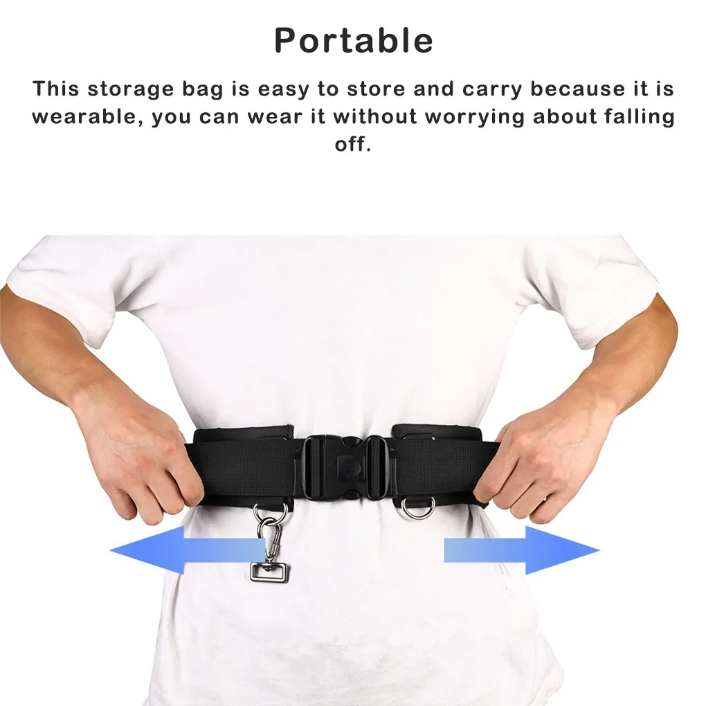 Camera Waist Belt Backpacking Lens Strap Carrying Bottle Holder Pouch Bag