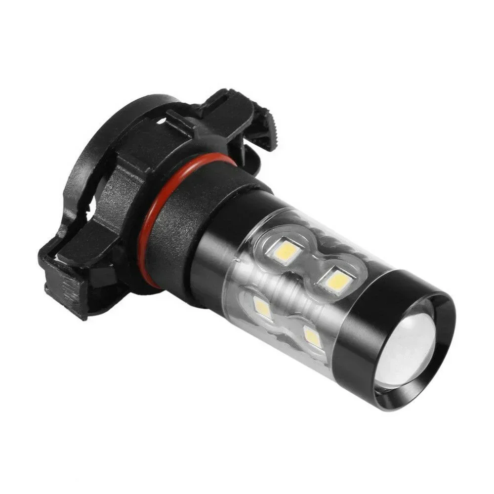 Luz antiniebla blanca de alta potencia, bombilla LED de conducción DRL, Faro de coche, haz Alto y Bajo de 50W, H16 5202 PSX24W, 6000K, 2 uds.