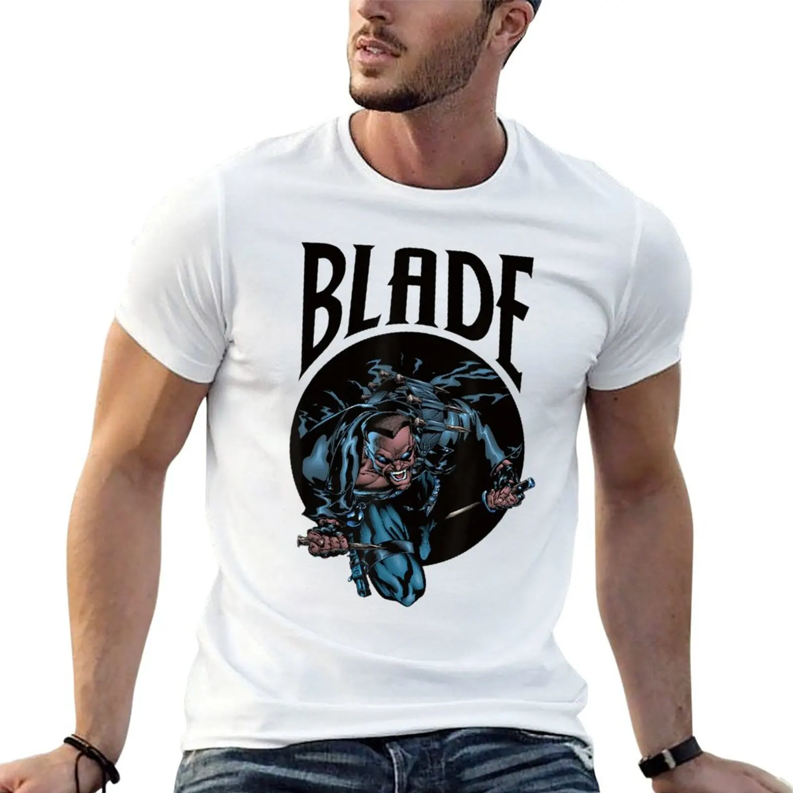 Blade Vampire Hunter T-Shirt Plus Size Lightweight Top