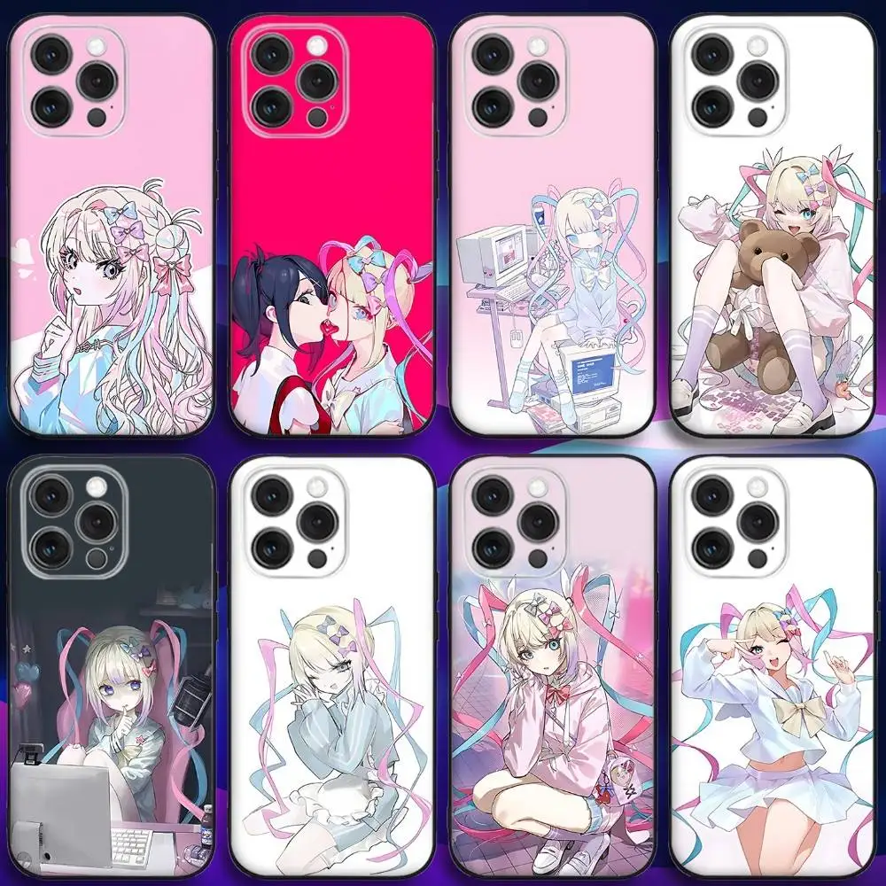 

N-Needy Streamer Overload Phone Case For iPhone 17,16,15,14,13,12,11,Pro,Max,Plus,X,XS,SE4,E,Mini,Soft Black Case