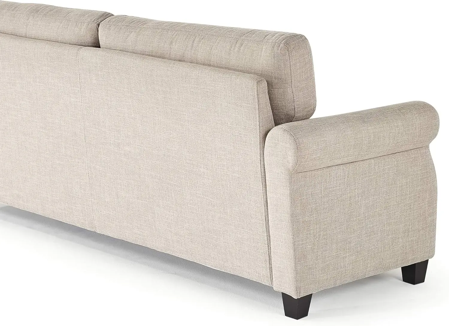 Josh Loveseat Sofa, einfache, werkzeuglose Montage, Beige