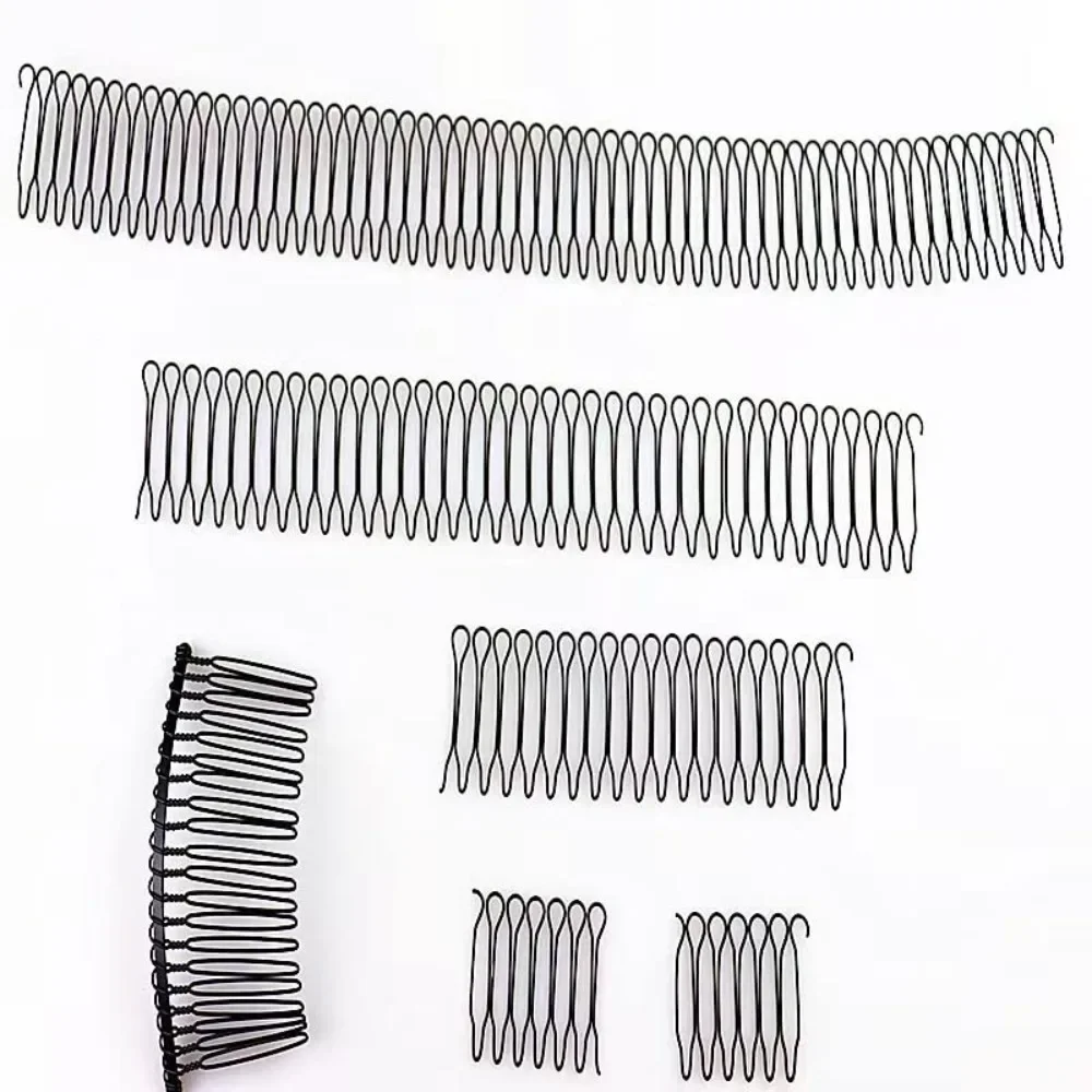 

U-образная фиксирующая расческа для волос, 6-компонентный держатель для челки Бобби, инструмент для укладки, растягивающаяся заколка для волос U-образной формы, волнистая расческа, зажимы, пружина