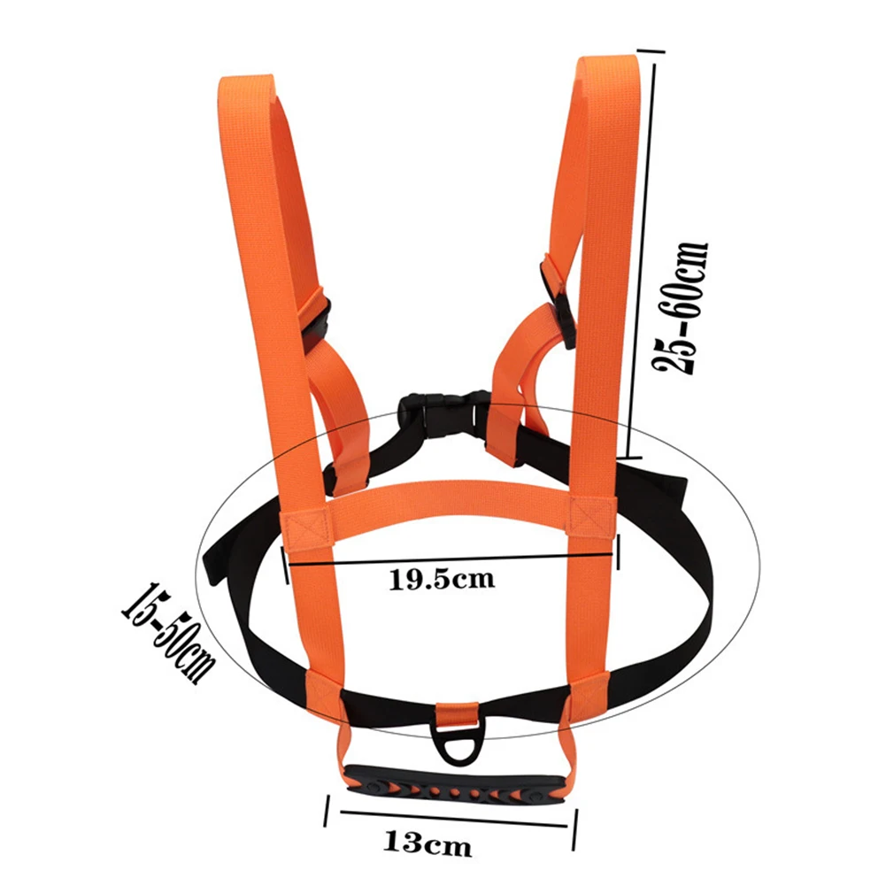 Kids Ski Training Belt Anti-Falling Chest Strap Skiing Safety Traction Harness Rope with Nylon Webbing Buckles