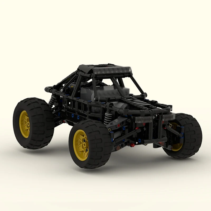 Snelheidsracewagen Model MOC Bouwstenen Kader Terreinwagen Modulaire technologie Kinderen Vakantiecadeau Monteer speelgoedpak