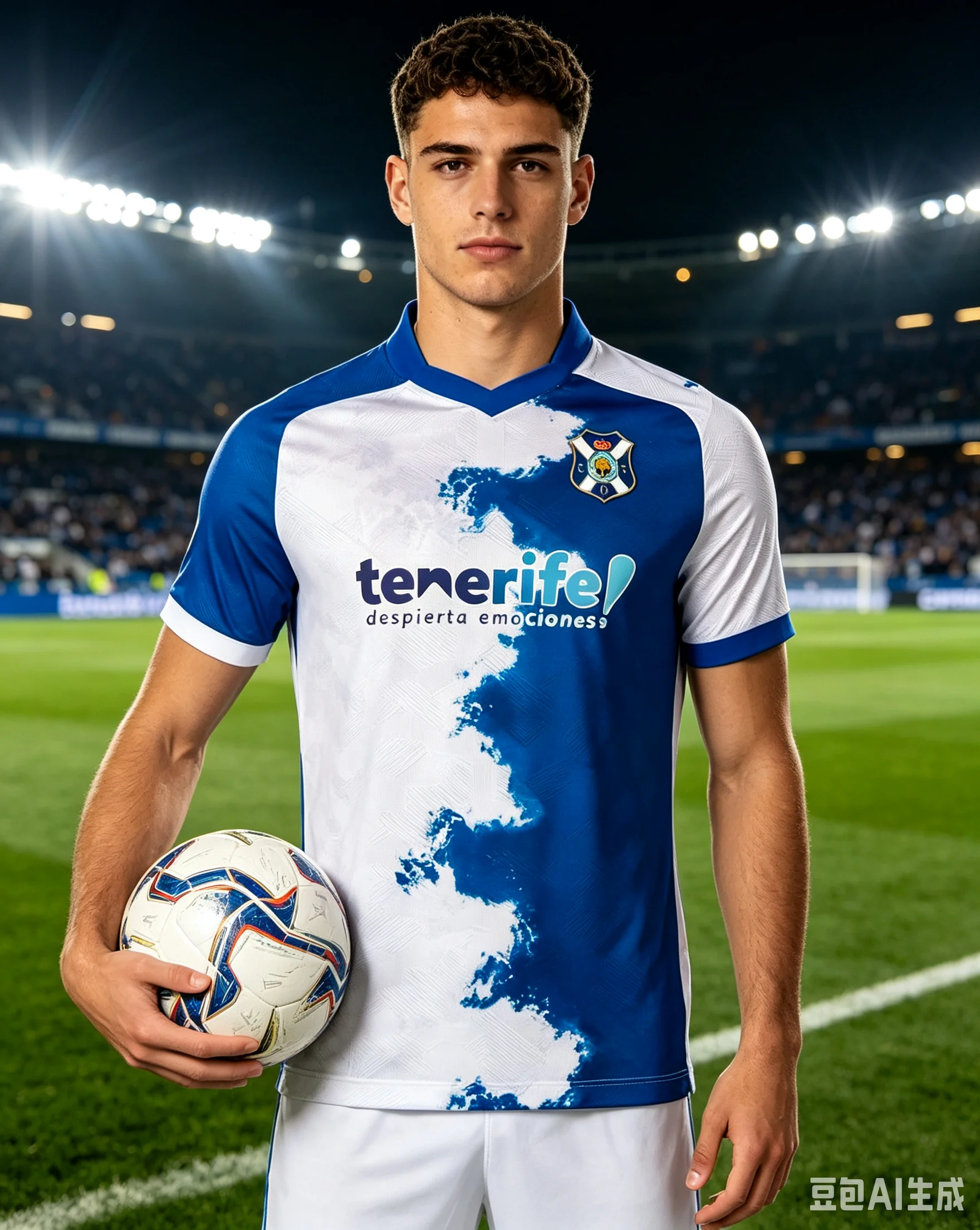 2027 New Tenerife Concept Football Shirt Printed Quick Drying Casual Daily Sports Men's Short Sleeved T-shirt