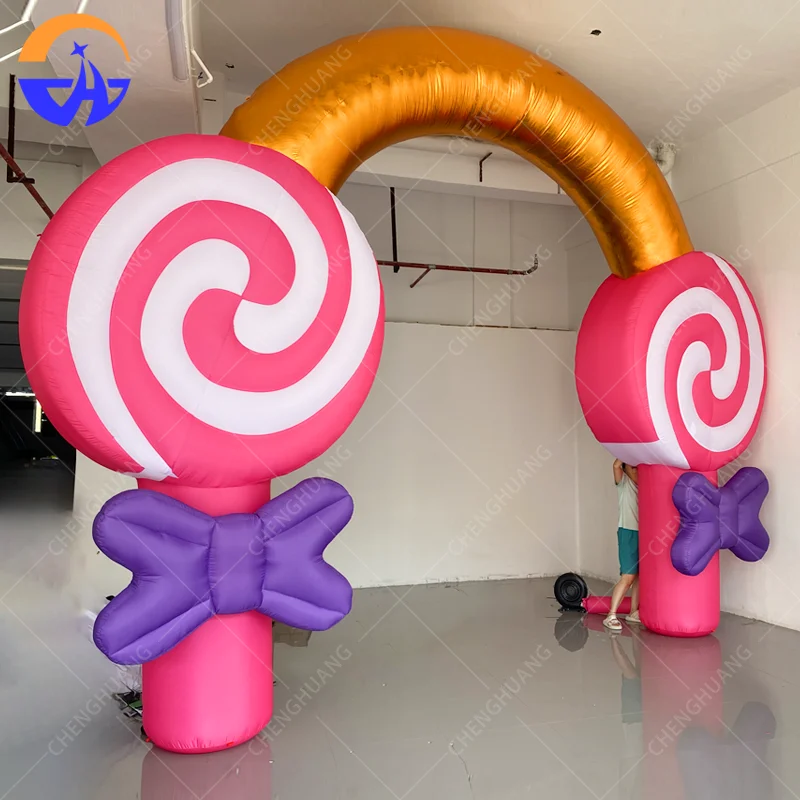 

Надувная арка-леденец с мультяшным бантом – Декоративный реквизит для оформления входов на открытые площадки и мероприятия в торговых центрах