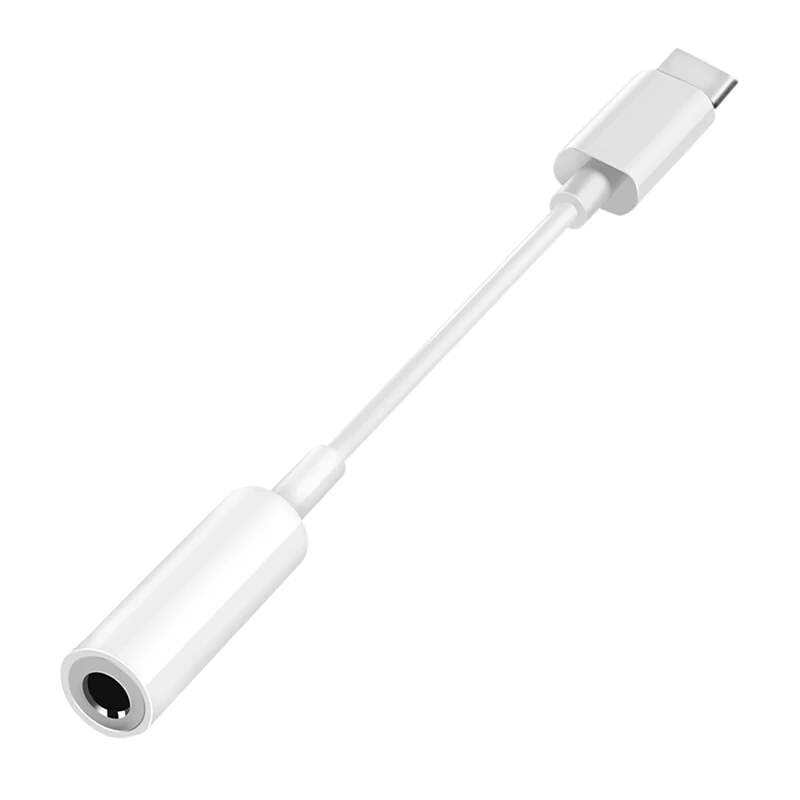 Earphone Cable Adapter USB-C Type C To 3.5mm Jack Headphone Cable Audio Aux Cable Adapter For Xiaomi Huawei For Smart Phone