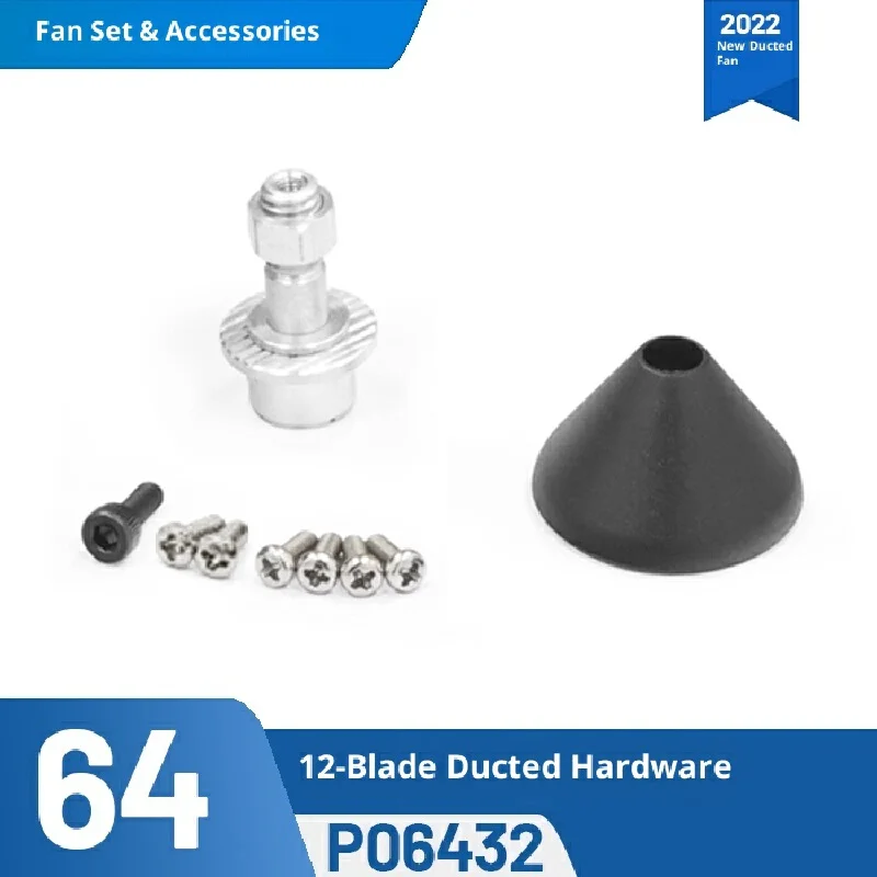 Freewing Deuxième génération 64 mm-12 pales en plastique Culvert Power Train-4s