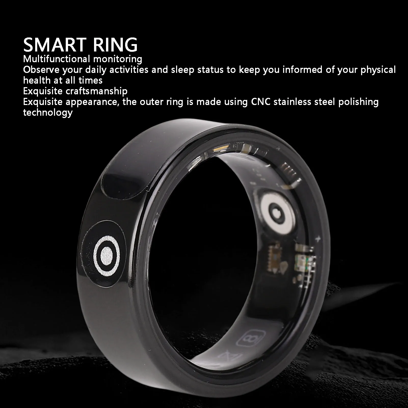 

Smart 20mAh Bluetooth 5.3 Touch Control Screen IP68 Water Proof Long Battery Life APP Pedometer for Browsing Videos