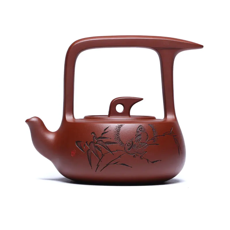 

Zanghutianxia Yixing Famous Purple Clay Teapot National High-Tech Pure Handmade Tea Set Large Capacity Teapot Bottom Trough Clea