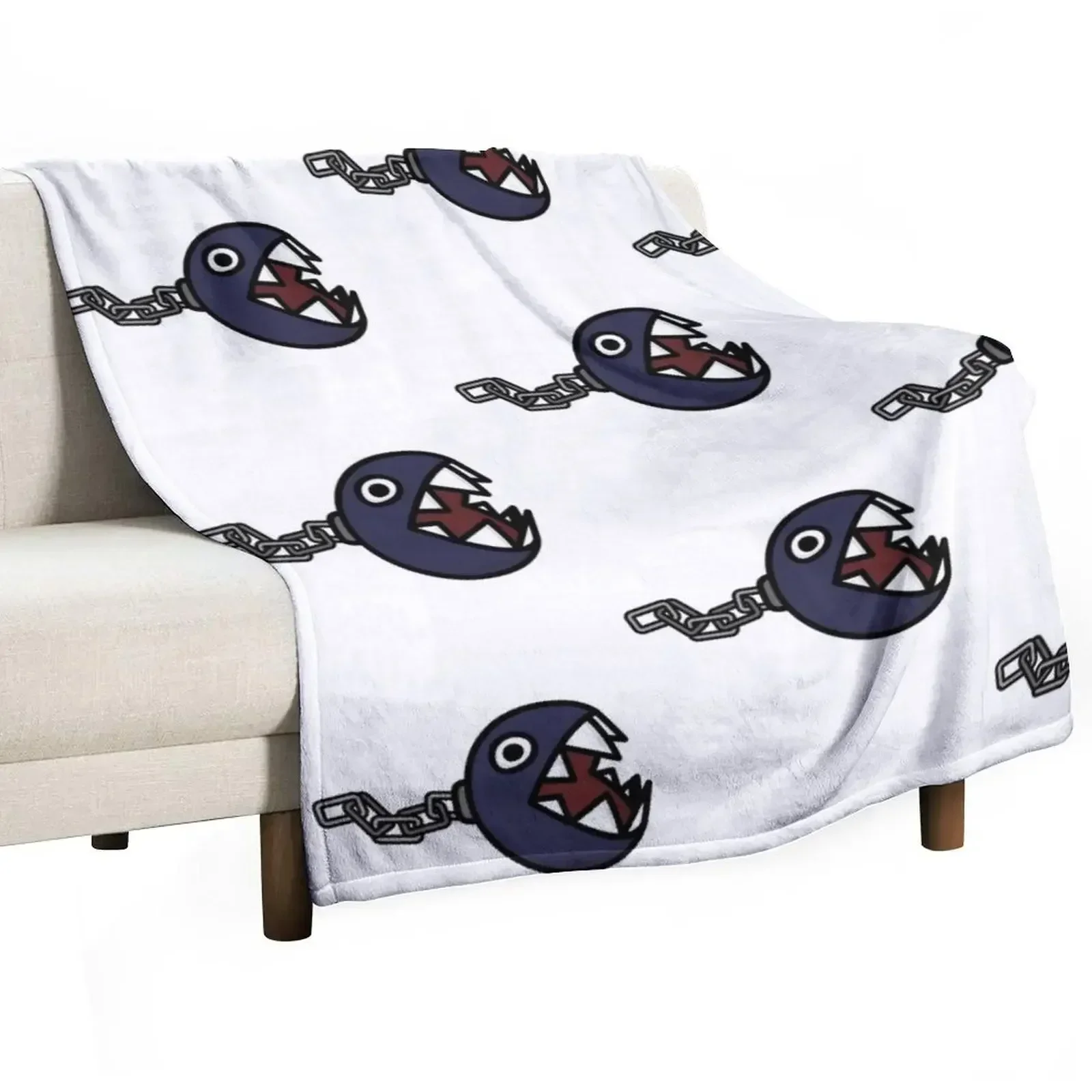 

Chain Chomp Throw Blanket Modern Design Soft Blanket for Home Decor
