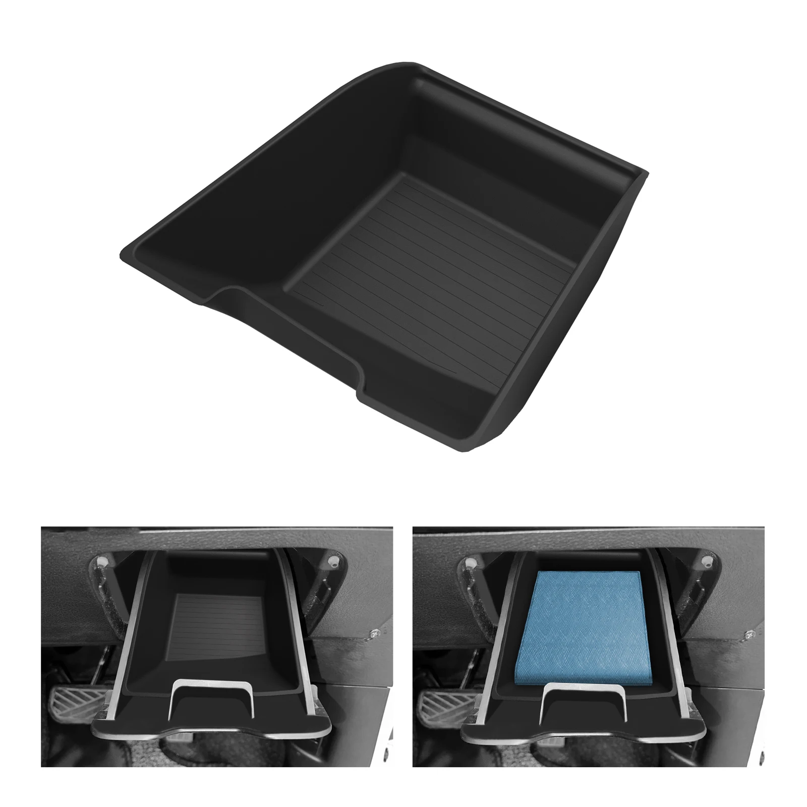 

for Suzuki SOLIO 2015-2020 Car Center Storage Box ID Card Bank Card Tray Silicone Organizers Tidying Interior Accessories