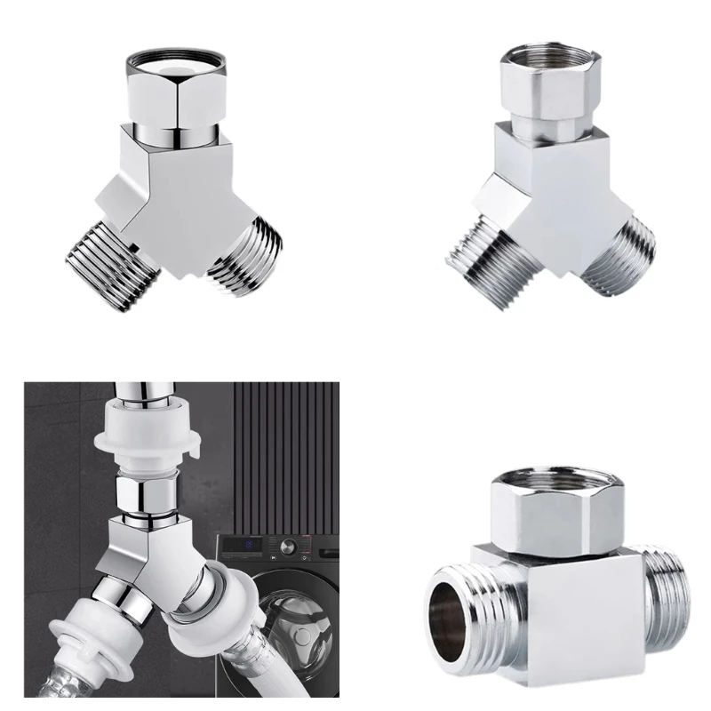 

Convenient 3 Way Water Pipe Joint Long Service Water Pipe Fitting Water Pipe Joint Suitable for Home & Apartment Use KXRE