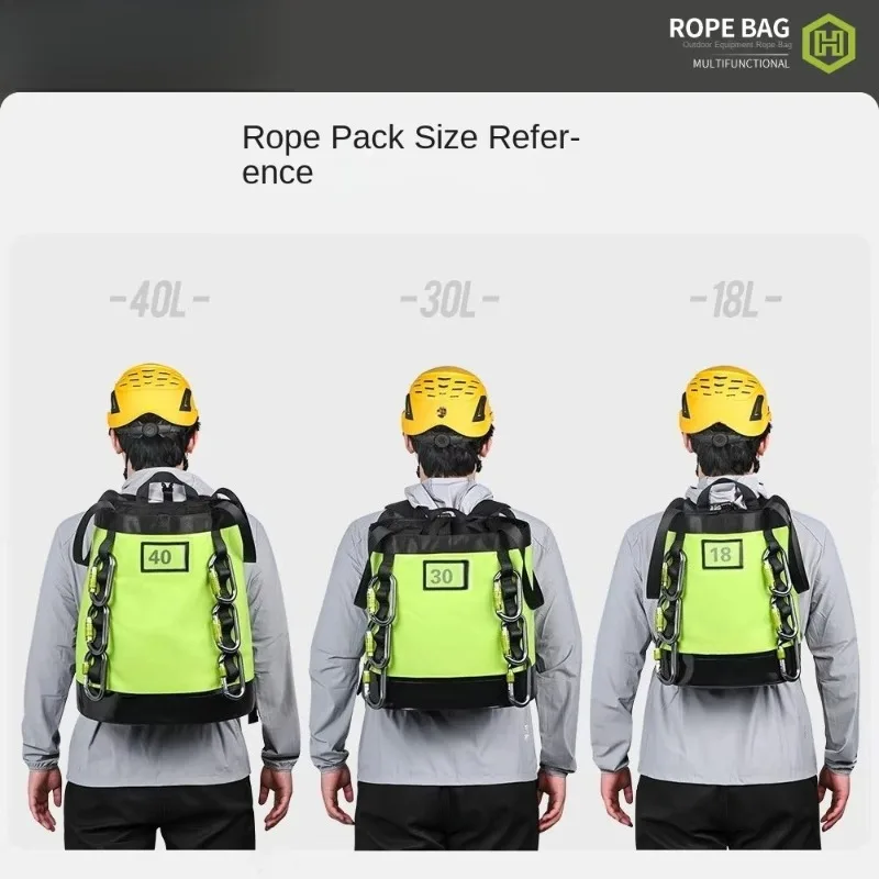 Series Waterproof Heavy-Duty Tool Bag Portable Multi-Purpose Storage Pouch for Outdoor Climbing and High-Altitude Work